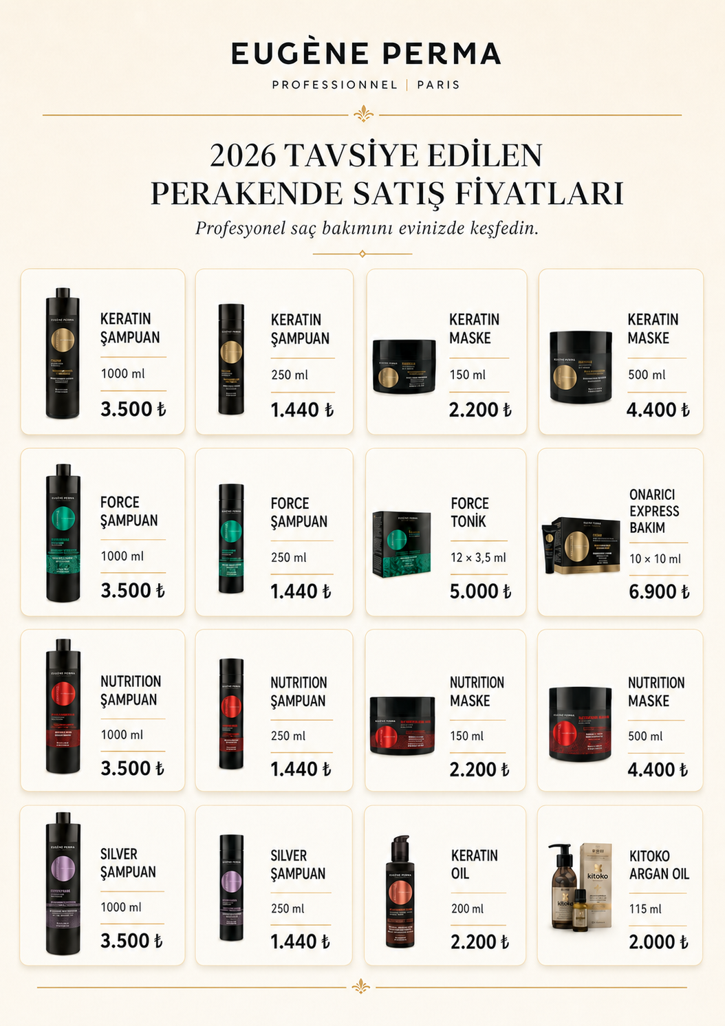 Eugene Perma Fiyat Listesi 